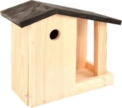 ESSCHERT DESIGN Table D'alimentation Pour Nichoir / Nichoir En Bois - Décorations De Jardin Nichoirs En épicéa - Nid D'oiseau Pour Oiseaux De Jardin - Animaux De Jardin