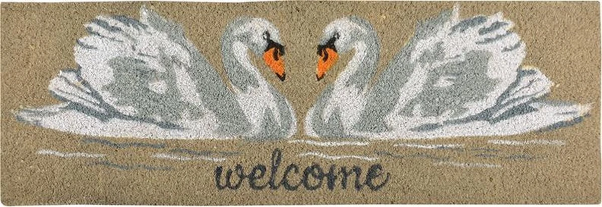 Esschert Design Paillasson 25 X 75 Cm Coco / PVC Marron / Gris – Image 2