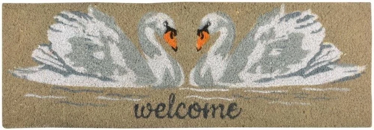 Esschert Design Paillasson 25 X 75 Cm Coco / PVC Marron / Gris