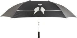 Esschert Design Parapluie Inséparables 128,5 Cm Soie Zwart/ Blanc
