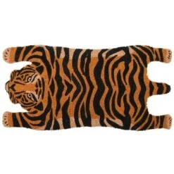 ESSCHERT DESIGN Paillasson De Porte En Coco - Motif Tigré