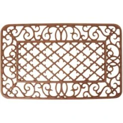 ESSCHERT DESIGN Paillasson De Porte à Carreaux - En Fonte