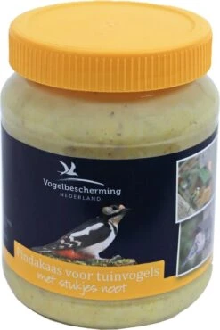 ESSCHERT DESIGN Nichoir/maison à Beurre De Cacahuète Bois 24 Cm Avec 3 Sortes De Pots Beurre De Cacahuète Pour Oiseaux - Mangeoire à Nourriture Pour Oiseaux - Nourriture Pour Oiseaux - Station De Nourrissage Pour Oiseaux