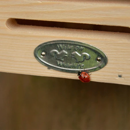 ESSCHERT DESIGN Abri A Coccinelle Rouge Bois FSC 20cm – Image 16