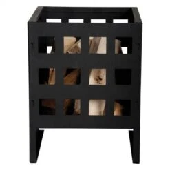 ESSCHERT DESIGN Brasero Carré En Métal Design Intemporel Et Performant