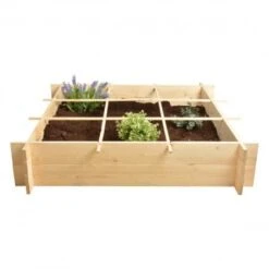 ESSCHERT DESIGN Carré Potager En Bois 1 Mètre X 1 Mètre