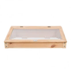 ESSCHERT DESIGN Châssis Serre En Bois Naturel