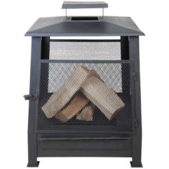 ESSCHERT DESIGN Cheminée D'extérieure Pagode Grillagée