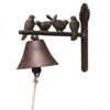 ESSCHERT DESIGN Cloche De Porte En Fonte Oiseaux