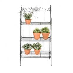 ESSCHERT DESIGN Etagère 3 Niveaux En Fer Forgé 110 Cm