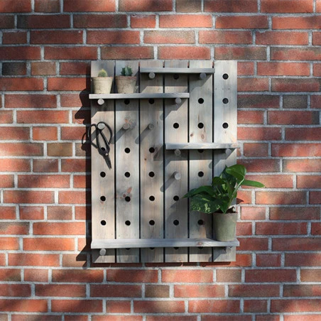 ESSCHERT DESIGN Etagère Murale En Bois Multi Fonctions – Image 12