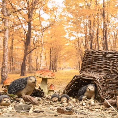 ESSCHERT DESIGN Hérisson Couché 8cm Décoration Résine – Image 3