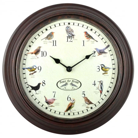 ESSCHERT DESIGN Horloge Murale Chants Des Oiseaux