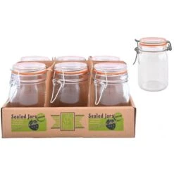 ESSCHERT DESIGN Bocal à Confiture 230 Ml - Set De 6 Pièces