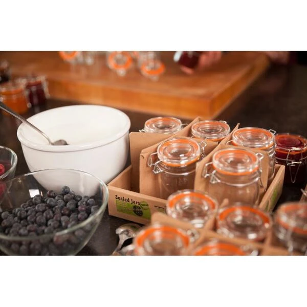 ESSCHERT DESIGN Bocal à Confiture 230 Ml - Set De 6 Pièces – Image 2