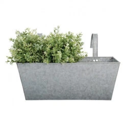 ESSCHERT DESIGN Jardinière Zinc Avec Accroche