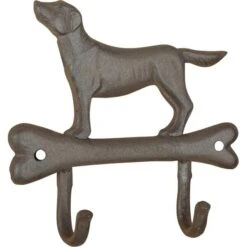 ESSCHERT DESIGN Porte-manteau - Chien Sur Un Os