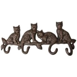 ESSCHERT DESIGN Portemanteau Chat