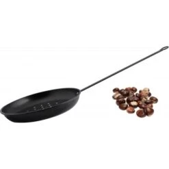 ESSCHERT DESIGN Poêle à Rôtir Les Marrons - Avec Poignée Extra Longue