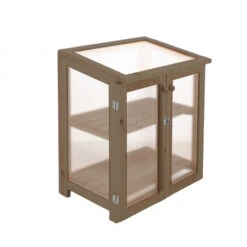 ESSCHERT DESIGN Mini Serre D'intérieur En Bois Et Polycarbonate
