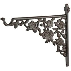 ESSCHERT DESIGN Crochet Mural Avec Roses Décoratives - 25 Cm