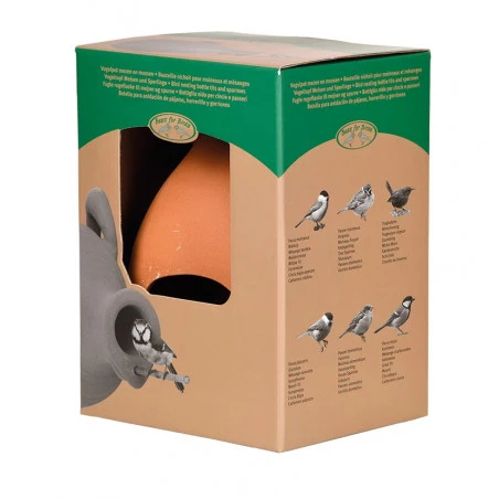 ESSCHERT DESIGN Nichoir Oiseaux En Terre Cuite 25 Cm – Image 11