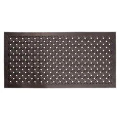 ESSCHERT DESIGN Paillasson Caoutchouc Tressé Rect. 122x61cm