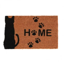 ESSCHERT DESIGN Paillasson Chat "home" 75x45cm