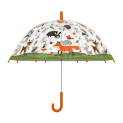 ESSCHERT DESIGN Parapluie Enfant Transparent ForĂȘt