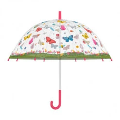 ESSCHERT DESIGN Parapluie Enfant Transparent Papillons