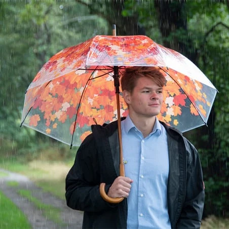 ESSCHERT DESIGN Parapluie Feuilles D'automne 95cm – Image 9