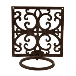 ESSCHERT DESIGN Porte Pot Carré Fonte 1 Pot