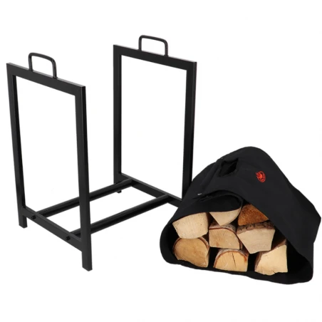 ESSCHERT DESIGN Range Bûches Intérieur Décoratif 2 En 1 – Image 8