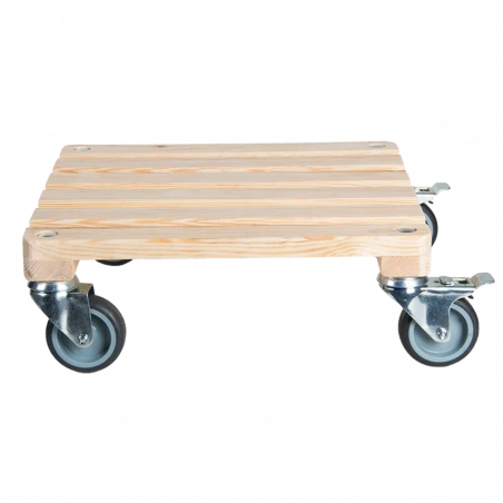 ESSCHERT DESIGN Support à Roulettes Bac à Fleurs Lourd – Image 3