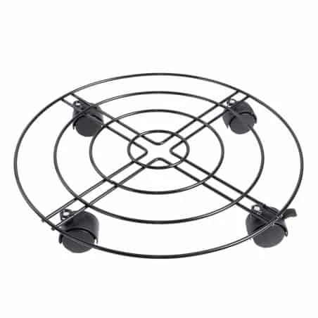 ESSCHERT DESIGN Support Plantes à Roulettes Métal 38 Cm