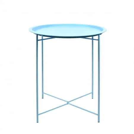 ESSCHERT DESIGN Table D'appoint En Métal Bleu – Image 2