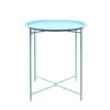 ESSCHERT DESIGN Table D'appoint En Métal Bleu