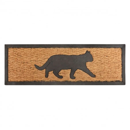 ESSCHERT DESIGN Tapis Cocos/caoutchouc Chat 75 X 25 Cm – Image 2