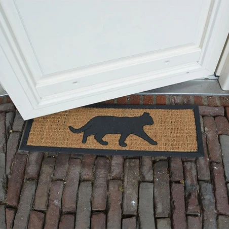 ESSCHERT DESIGN Tapis Cocos/caoutchouc Chat 75 X 25 Cm – Image 4