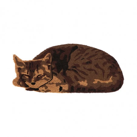 ESSCHERT DESIGN Tapis Entrée Coco Chat Dormant 75x33cm – Image 2