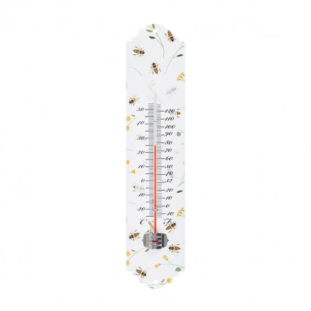 ESSCHERT DESIGN Thermomètre 30 Cm Imprimé Abeilles