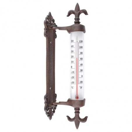 ESSCHERT DESIGN Thermomètre Fenêtre En Fonte 30cm – Image 2