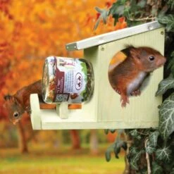 ESSCHERT DESIGN Futterhaus Für Eichhörnchenfuttertopf