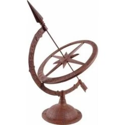 ESSCHERT DESIGN Grand Cadran Solaire En Fonte